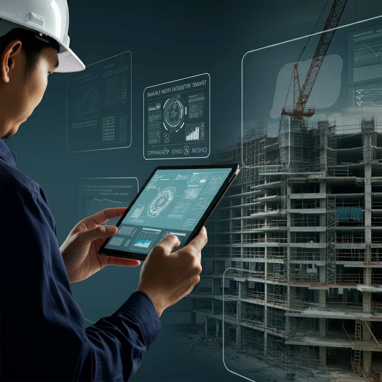 engineer managing future technology projects building construction with iot smart industry.jpg